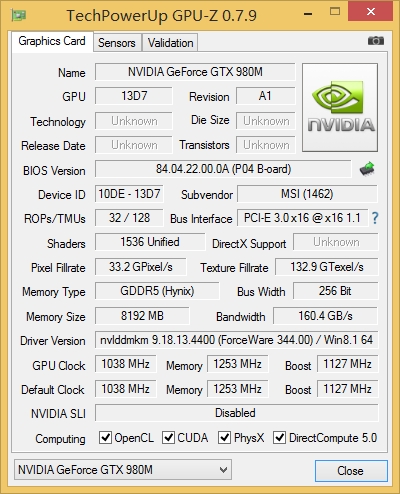 NVIDIA-GeForce-GTX-980M-Specifications