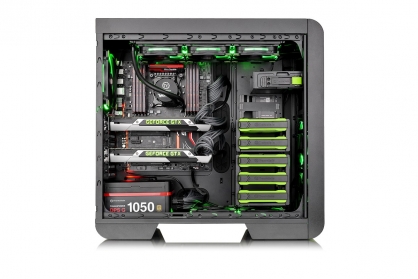 Thermaltake Core V51 Riing Edition Window Green Mid-Tower Chassis is a high-end complete solution
