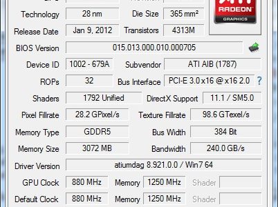 AMD HD 7950, PowerColor PCS+ (fotos y review)