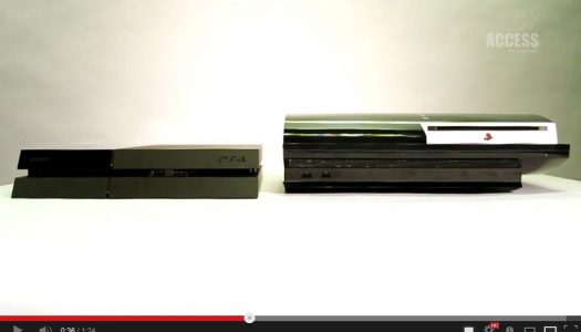 PlayStation 4 comparado con PlayStation 3 ¿Que tan grande es la PS4?