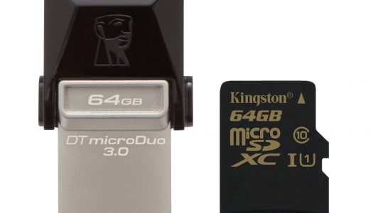 Kingston presenta su nuevo DataTraveler microDuo 3.0 y su memoria MicroSD de 64GB Clase 10