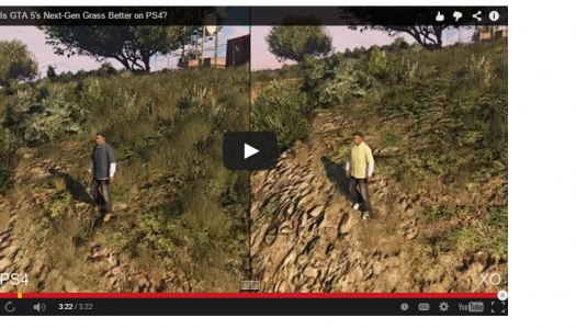 Xbox One v/s PlayStation 4; Video comparativo de gráficos en Grand Theft Auto V