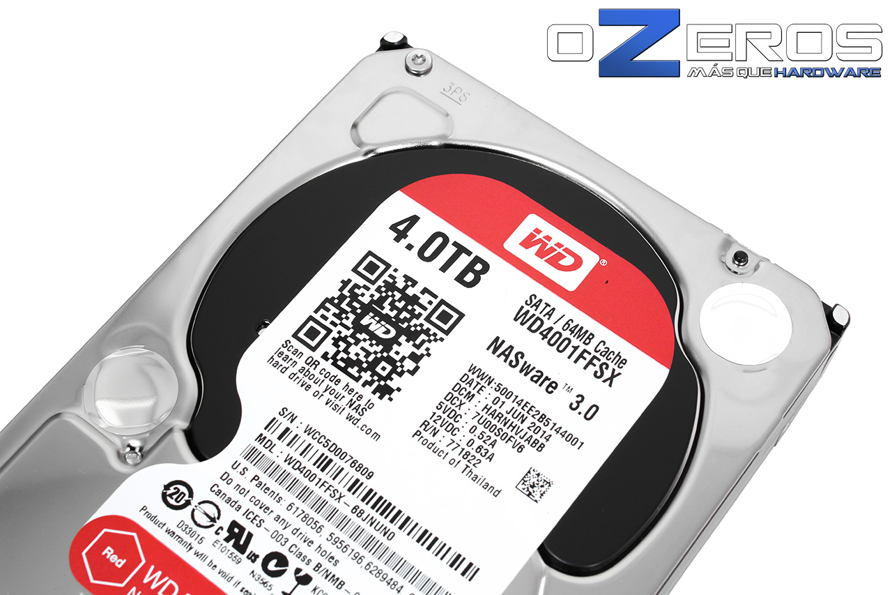 Review: Duro WD Red PRO NAS Storage 4TB WD4001FFSX de en caché | OZEROS