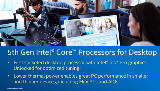 Computex 2015: Intel lanza la nueva linea de procesadores Broadwell-K – 14nm llega al PC de escritorio.