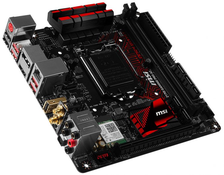 MSI Lanza placa madre Z170I Gaming Pro AC en formato Mini-ITX - OZEROS