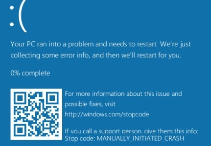 Microsoft agrega codigo QR para la “Pantalla azul de la muerte”