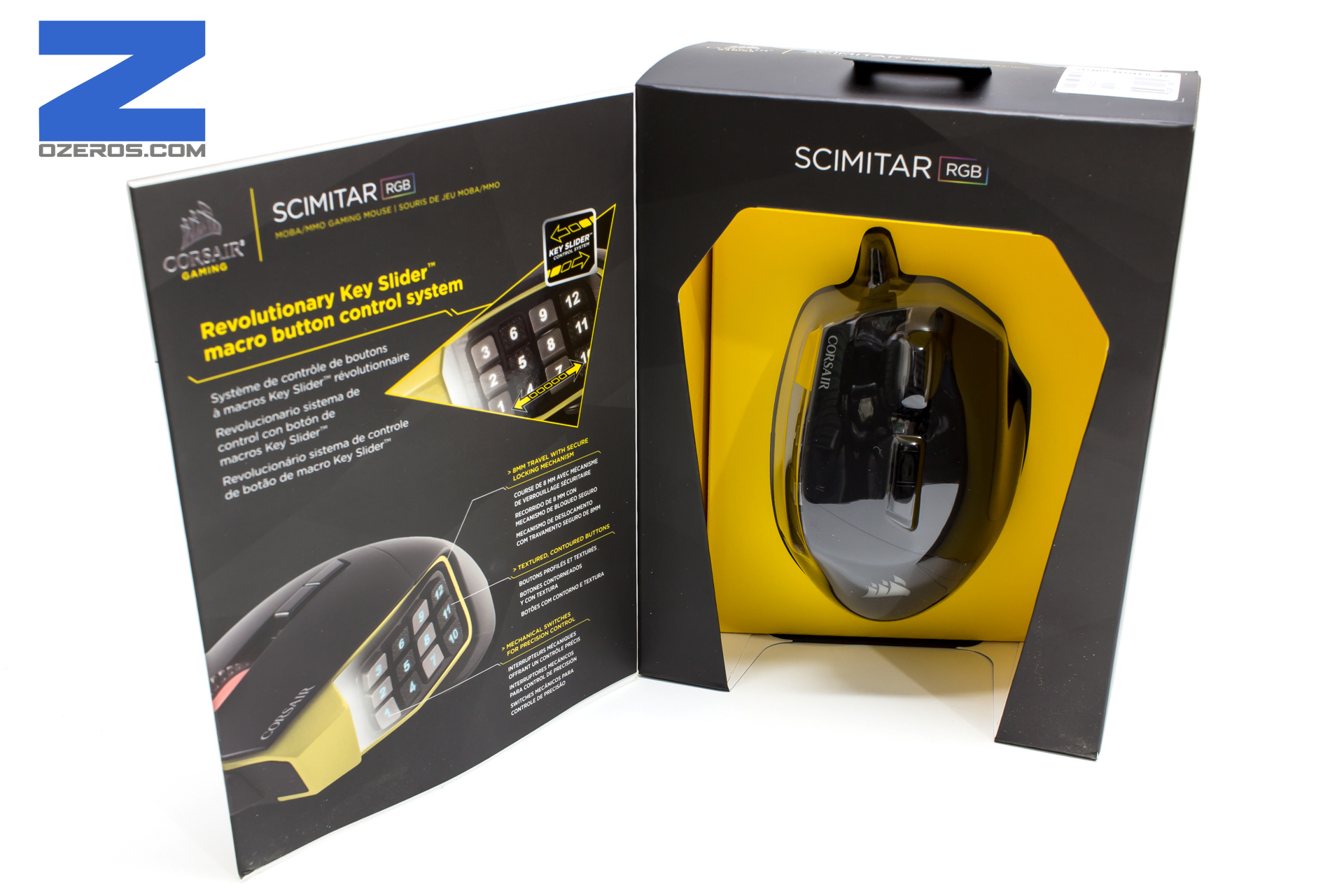 Review: Mouse Gamer Corsair SCIMITAR RGB – Listo para MMO/MOBA | OZEROS