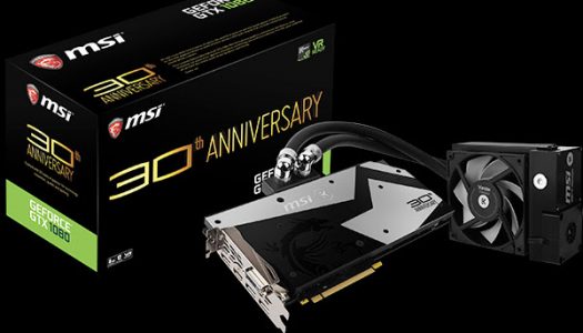 MSI lanza la nueva GeForce GTX 1080 30th Anniversary de Edición Limitada