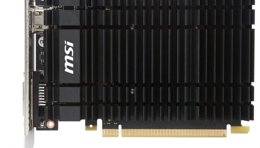 Nueva NVIDIA GeForce GT 1030 con ventilación pasiva de MSI