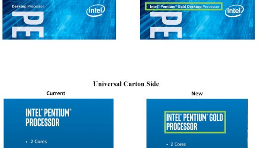 Procesadores Pentium Kaby Lake comenzarán a llamarse “Pentium Gold”