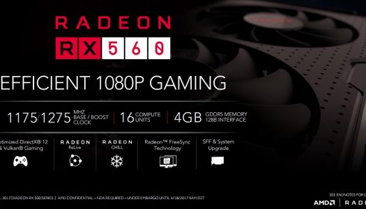 AMD pide disculpas por la venta de tarjetas gráficas RX 560 de diferente rendimiento