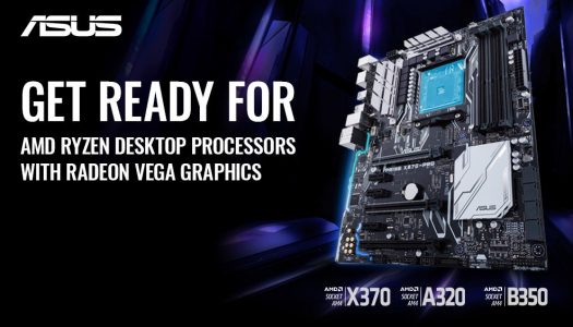 ASUS anuncia soporte para procesadores AMD Ryzen Raven Ridge con gráficos Radeon Vega