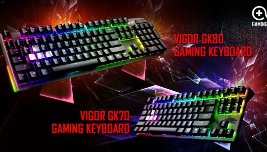 MSI revela los nuevos teclados VIGOR GK80 y GK70