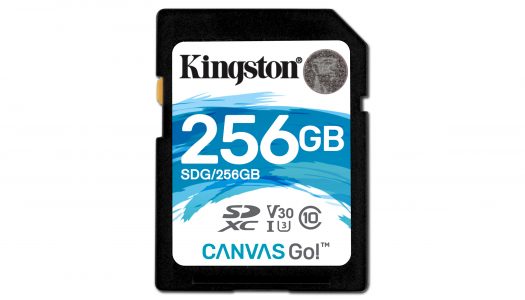 Kingston Digital anuncia la adición de 256GB de capacidad a la línea de tarjetas SD, Canvas Go!