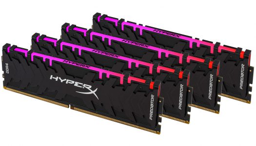 HyperX comienza a vender sus nuevas memorias Predator DDR4 RGB con sincronización infrarroja
