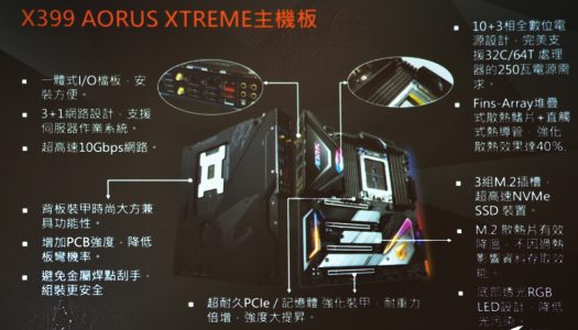 La Gigabyte X399 Aorus Xtreme es la primera placa con soporte para Threadripper 2000