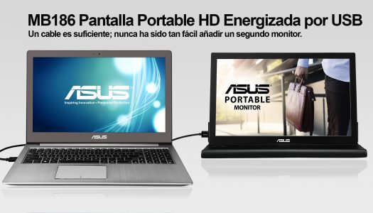 ASUS presenta en Chile su pantalla portable MB168B