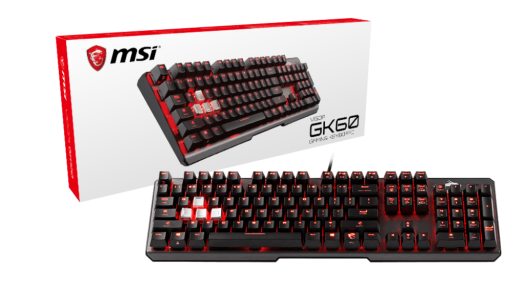 MSI lanza el nuevo mouse Clutch GM50 Gaming y el teclado Vigor GK60 Gaming