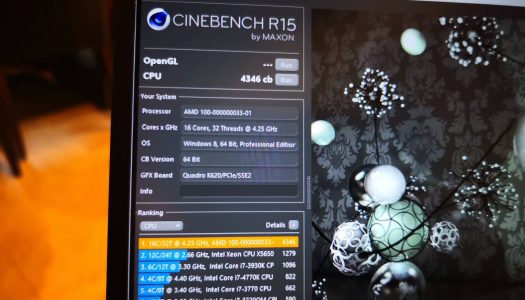 AMD Ryzen 9 de 16 núcleos con overclock logra 4346 puntos en Cinebench