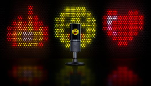 Seiren Emote de Razer: Un micrófono con pantalla y emojis