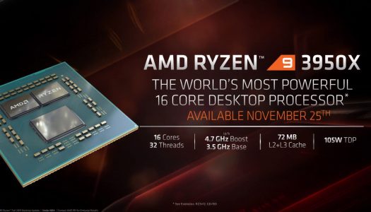 AMD presenta el CPU de escritorio de 16 núcleos más poderoso del mundo