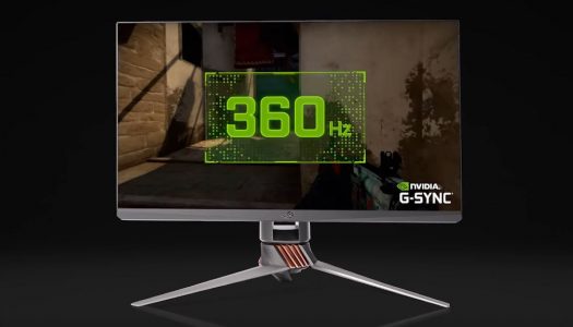 NVIDIA anuncia nuevas pantallas G-SYNC de 360 Hz para eSports