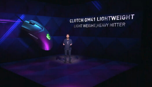 Clutch GM41 Lightweight: El nuevo mouse de MSI con sensor PixArt PMW-3389