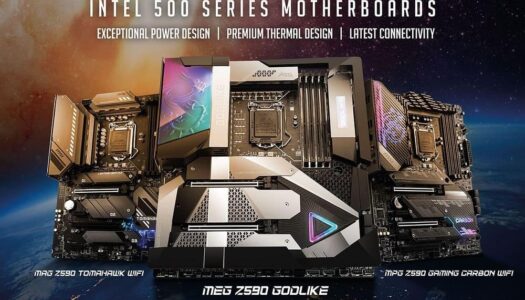 MSI presenta sus nuevas placas serie 500 para la 11ª generación de CPUs Intel Core