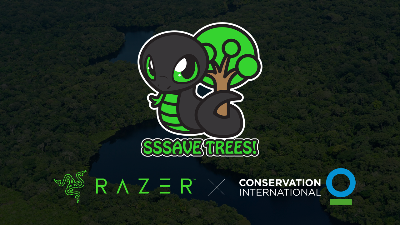 Razer y la comunidad global de gaming impulsan el salvar un millón de árboles con Sneki Snek